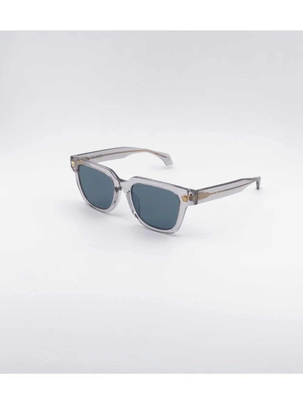 Versace VE4510U 530580 Sunglasses Grey Square Frame, Blue Lenses